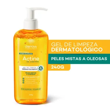Actine Control Gel de Limpeza Pele Mista a Oleosa 240g