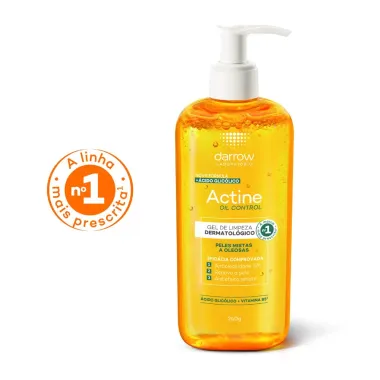 Actine Control Gel de Limpeza Pele Mista a Oleosa 240g