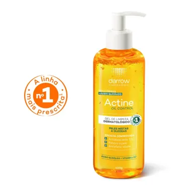Actine Oil Control Gel de Limpeza Pele Mistas a Oleosas 400g