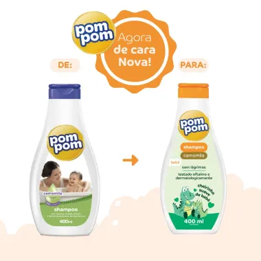 Shampoo Infantil Pom Pom Camomila 400ml