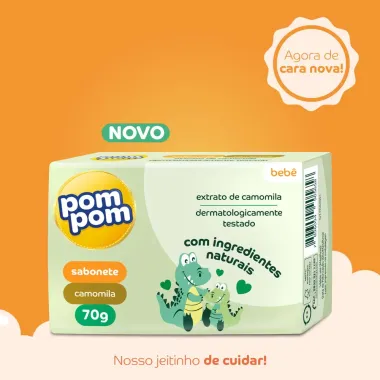 Shampoo Infantil Pom Pom Camomila 400ml