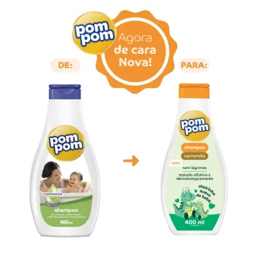 Shampoo Infantil Pom Pom Camomila 400ml