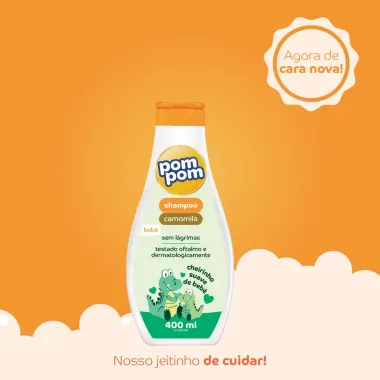 Shampoo Infantil Pom Pom Camomila 400ml