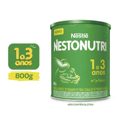 Nestonutri Nestlé 1 a 3 Anos 2 Unidades de 800g Cada