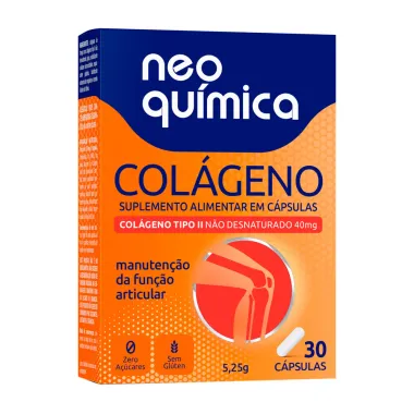 Colágeno Tipo II Não Desnaturado 40mg Neo Química