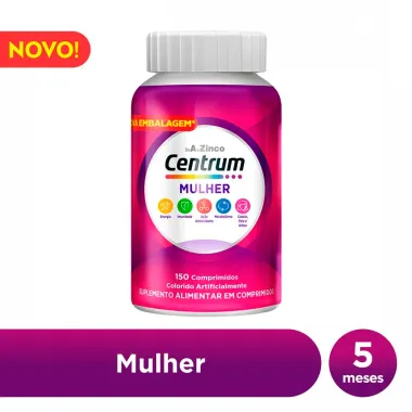 Centrum Mulher de A a Zinco com 150 Comprimidos