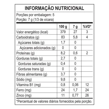 Snack Mucilon Minha Primeira Pipoquinha 35g Tabela