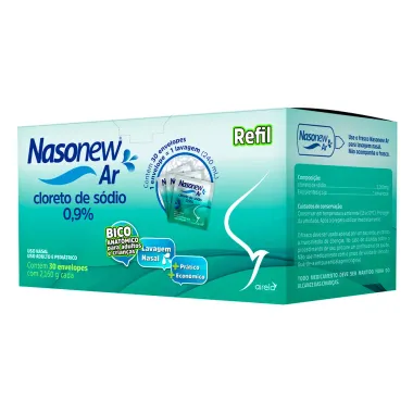 Nasonew Ar 0,9% Refil com 30 Envelopes