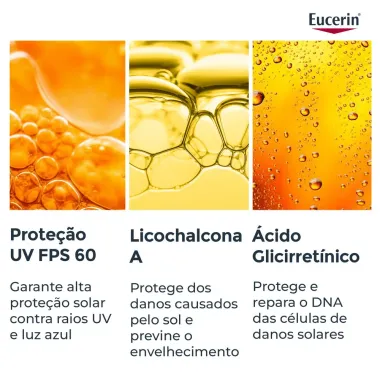 Eucerin Hydro Fluid FPS 60 Fluido Facial Ultra Leve 50ml