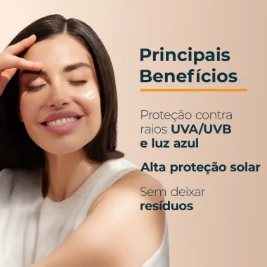 Protetor Solar Facial Ultra Fluido Eucerin Hydro Fluid FPS 60 Todos os Tipos de Pele 50ml