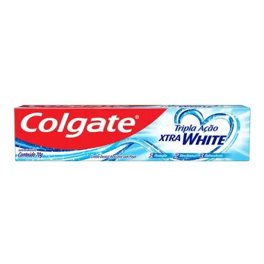 Creme Dental Colgate Tripla A&ccedil;&atilde;o Xtra White 70g
