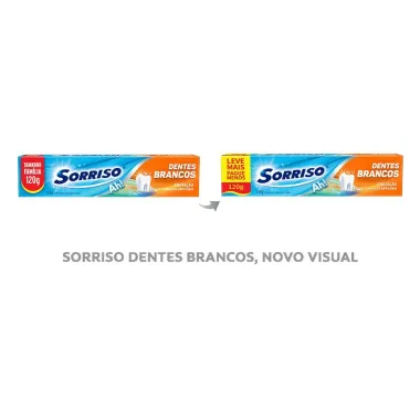 Creme Dental Sorriso Ah! Dentes Brancos 120g
