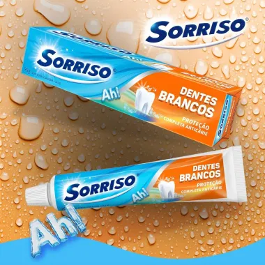 Creme Dental Sorriso Ah! Dentes Brancos 120g