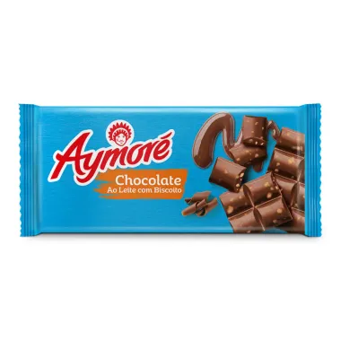 Chocolate Ao Leite Aymoré com Biscoito 80g