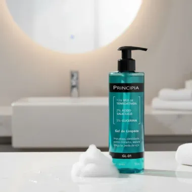 Gel de Limpeza Principia GL-01 Mix de Tensoativos, Ácido Salicílico e Glicerina 350g