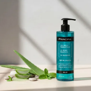 Gel de Limpeza Principia GL-01 Mix de Tensoativos, Ácido Salicílico e Glicerina 350g
