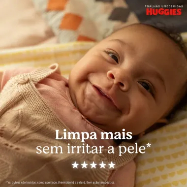 Lenço Umedecido Huggies Higiene Diária Disney Sortidos 88 Unidades