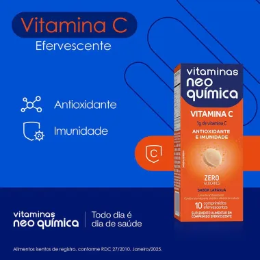 Vitamina C Neo Qu&iacute;mica 10 Comprimidos Efervescentes