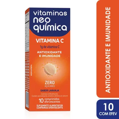 Vitamina C Neo Qu&iacute;mica 10 Comprimidos Efervescentes