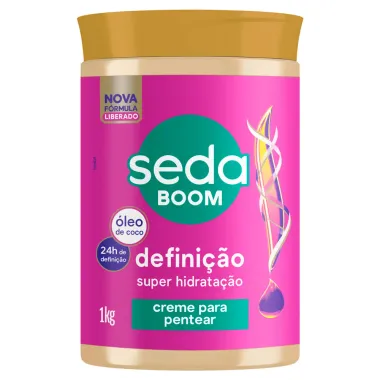 Creme de Pentear Seda Boom Definição Super Hidratação 1kg