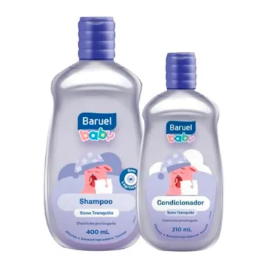 Kit Shampoo e Condicionador Baruel Baby Sono Tranquilo