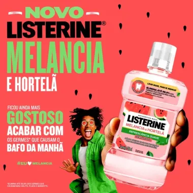 Antisséptico Bucal Listerine Melancia e Hortelã 500ml