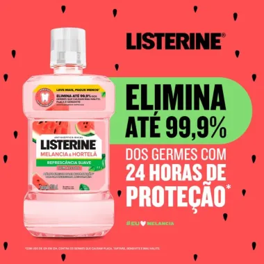 Antisséptico Bucal Listerine Melancia e Hortelã 500ml