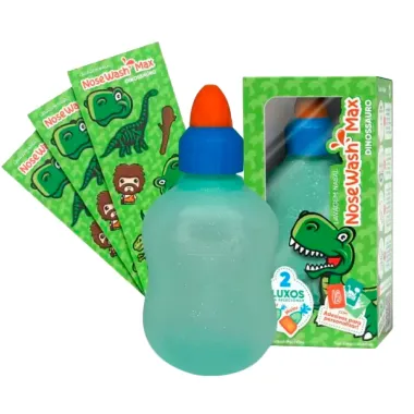 Dispositivo para Lavagem Nasal Nosewash Max Dinossauro 240ml