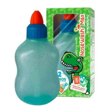 Dispositivo para Lavagem Nasal Nosewash Max Dinossauro 240ml