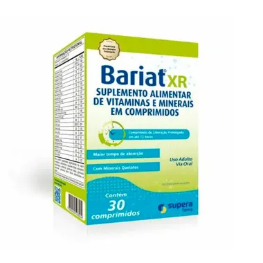 Bariat XR com 30 Comprimidos de Liberação Prolongada Caixa