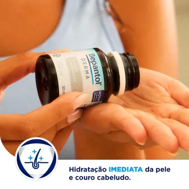 Bepantol Derma Solução Restauradora para Cabelos 50ml, Fios Hidratados