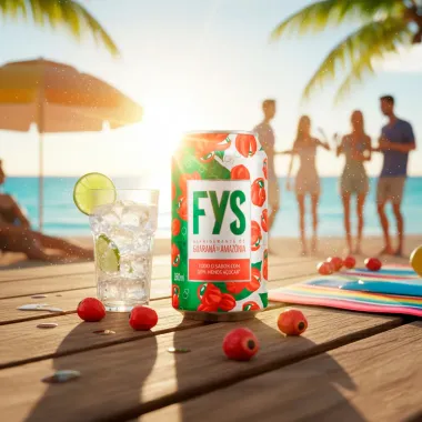 Refrigerante FYs Guaran&aacute; da Amaz&ocirc;nia 350ml