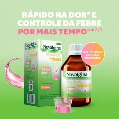 Novalgina Infantil Framboesa 50mg/ml