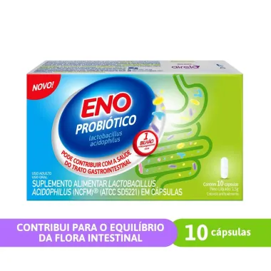 Eno Probiótico com 10 Cápsulas