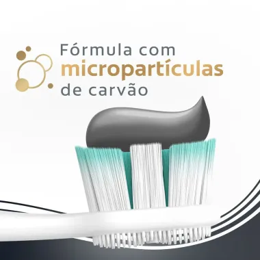 Creme Dental Colgate Total Preven&ccedil;&atilde;o Ativa Carv&atilde;o Ativado 90g