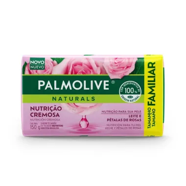 Sabonete Palmolive Hidrata e Perfuma Leite e Rosas 150g