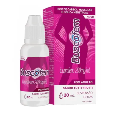 Buscofem 200mg/ml Sabor Tutti Frutti Gotas 20ml Frasco