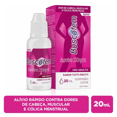 Buscofem 200mg/ml Sabor Tutti Frutti Gotas 20ml Hero