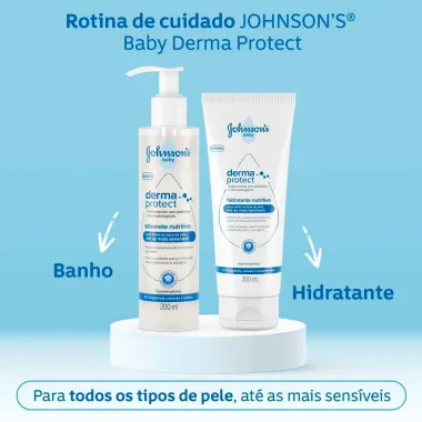 Sabonete Nutritivo Derma Protect Johnson's Baby para Todos os Tipos de pele 200ml