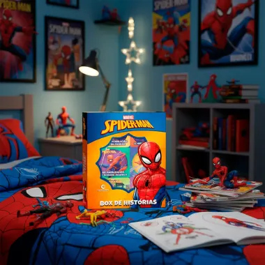 Livro Box de Hist&oacute;rias Marvel Homem Aranha Culturama