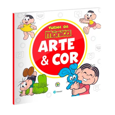 Livro Arte e Cor Turma da Mônica Culturama