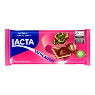 Chocolate Lacta Recheados Sonho de Valsa 98g