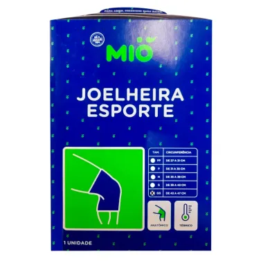 Joelheira Esporte Mió Tamanho GG Cor Grafite 1 Unidade