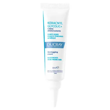 Keracnyl Glycolic+ Ducray Hidratante Cuidado Renovador 30ml Bisnaga