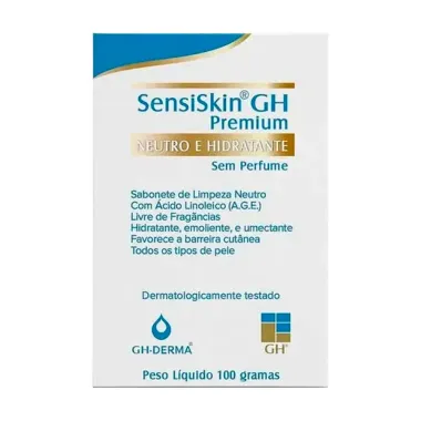 Sabonete GH Premium Neutro e Hidratante Sem Perfume 100g