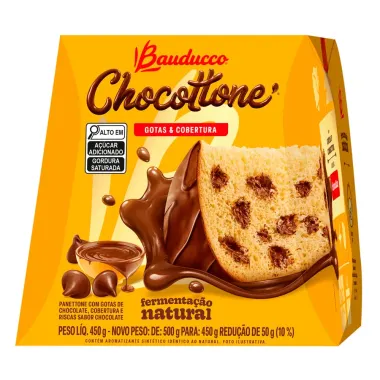 Chocottone Bauducco Gotas & Cobertura 450g