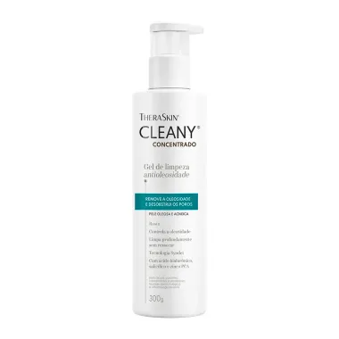 Cleany Concentrado Theraskin Gel de Limpeza Facial Antioleosidade 300ml