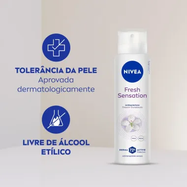 Desodorante Antitranspirante Nivea Aerossol Fresh Sensation 150ml