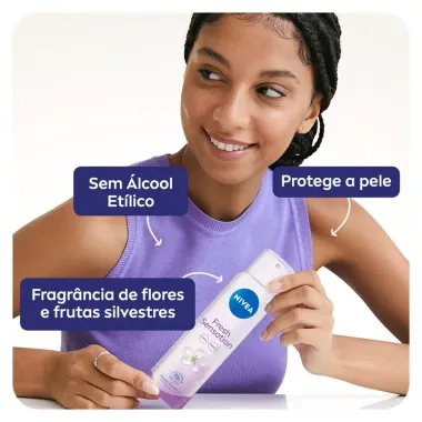 Desodorante Antitranspirante Nivea Aerossol Fresh Sensation 150ml
