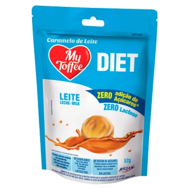 Balas de Caramelo My Toffee Diet Leite 52g